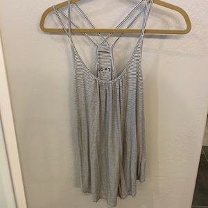 Black and White Loft Tank